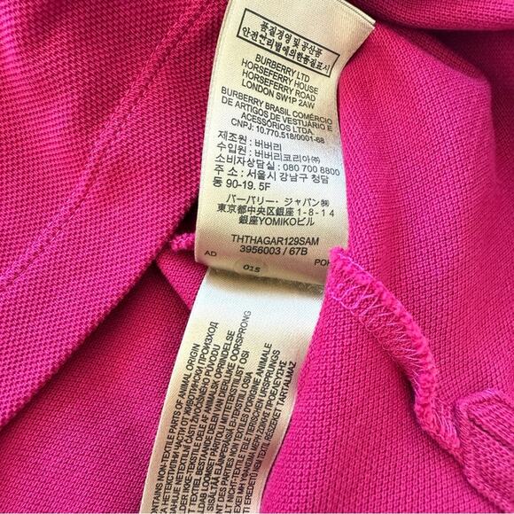 Burberry men polo Tshirt size L Retail 195$ - Picture 6 of 8